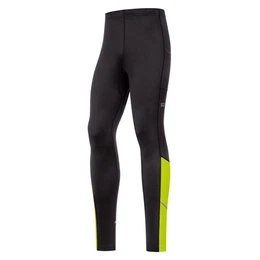 Laufhose R3 Thermo Tights Herren Black Neon Yellow