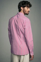 Next Langarmhemd Slim Fit Rosa