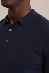WE Fashion Poloshirt Dunkelblau/Blau