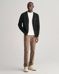 Gant Strickjacke CLASSIC COTTON V-CARDIGAN Schwarz