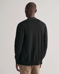 Gant Strickjacke CLASSIC COTTON V-CARDIGAN Schwarz
