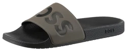 BOSS Pantolette Aryeh Dunkelgrün/Dunkelgrau/Khaki