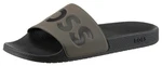 BOSS Pantolette Aryeh Dunkelgrün/Dunkelgrau/Khaki