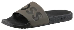 Aryeh Slid Badepantolette, Poolslides, Schlappen, Strandschuh, Sommerschuh mit Logoschriftzug