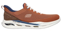 Skechers ARCH FIT ORVAN-KINCADE Slip-On Sneaker Orange/Braun/Rot