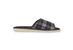filsko Vejen Herren Hausschuh Creme/Schwarz/Hellblau