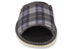 filsko Vejen Herren Hausschuh Creme/Schwarz/Hellblau