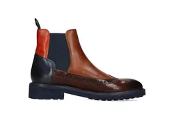 Melvin & Hamilton Stiefelette Trevor Braun/Rot