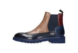 Melvin & Hamilton Stiefelette Trevor Hellblau/Dunkelblau/Braun/Blau