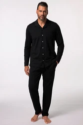 JP1880 Schlafanzug Homewear OEKO-TEX Zweiteiler Schwarz