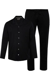 JP1880 Schlafanzug Homewear OEKO-TEX Zweiteiler Schwarz