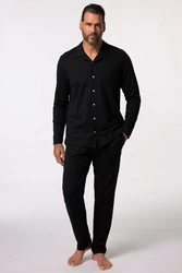 JP1880 Schlafanzug Homewear OEKO-TEX Zweiteiler Schwarz