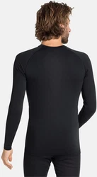 Odlo Funktionsunterhemd BL TOP Crew neck l/s PERFORMAN schwarz/grafit
