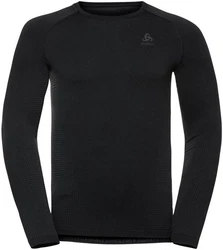 Odlo Funktionsunterhemd BL TOP Crew neck l/s PERFORMAN schwarz/grafit