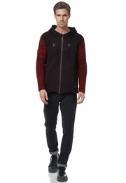 Strickjacke mit kuscheliger Kapuze