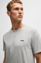 BOSS T-Shirt 'Mix&Match' Grau/Hellgrau