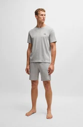 BOSS T-Shirt 'Mix&Match' Grau/Hellgrau