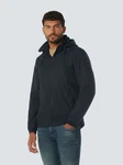 NO EXCESS Jacke mit Kapuze Dunkelblau/Schwarz/Dunkelgrau