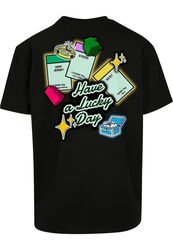 Mister Tee Upscale T-Shirt (1-tlg) Schwarz/Dunkelblau