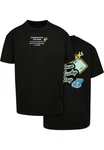 Mister Tee Upscale T-Shirt (1-tlg) Schwarz/Dunkelblau
