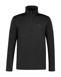 Luhta Fleeceshirt 1/2 Zip KANKOLA Schwarz/Grau