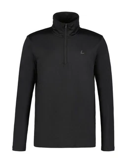 Luhta Fleeceshirt 1/2 Zip KANKOLA Schwarz/Grau