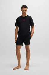 HUGO Shorts Laze Shorts CW  Schwarz/Dunkelblau
