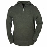 RennerXXL Longpullover Troyer Herren Schlupfpulli Dunkelgrün/Khaki