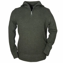 RennerXXL Longpullover Troyer Herren Schlupfpulli Dunkelgrün/Khaki