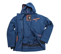 RennerXXL Funktionsjacke Matterhorn Herren Skijacke Hellblau/Blau