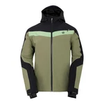 RennerXXL Funktionsjacke Matterhorn Herren Skijacke Dunkelgrün/Grün/Neonfarben