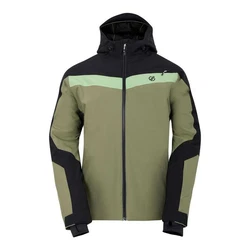 RennerXXL Funktionsjacke Matterhorn Herren Skijacke Dunkelgrün/Grün/Neonfarben