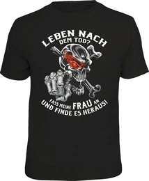 T-Shirt Leben nach dem Tod? Fass meine Frau an ...