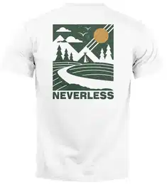 Print-Shirt Herren T-Shirt Backprint Berge Outdoor Wald Camping Rckenaufdruck mit Print