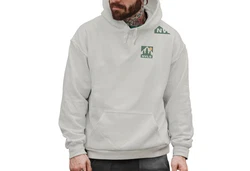 Neverless Hoodie Herren Backprint Berge Outdoor Wald Camping Grau/Türkis/Gelb/Silber/Khaki/Dunkelgrün/Braun