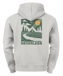 Neverless Hoodie Herren Backprint Berge Outdoor Wald Camping Grau/Türkis/Gelb/Silber/Khaki/Dunkelgrün/Braun