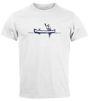 Neverless Print-Shirt Herren T-Shirt Familie Kanu Outdoor Fashion Streetstyle Dunkelblau/Blau/Weiß/Grau Neverless Print-Shirt Herren T-Shirt Familie Kanu Outdoor Fashion Streetstyle Dunkelblau/Blau/Weiß/Grau