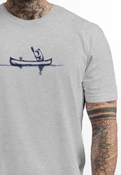 Neverless Print-Shirt Herren T-Shirt Familie Kanu Outdoor Fashion Streetstyle Grau/Dunkelgrau/Blau/Hellgrau/Dunkelblau