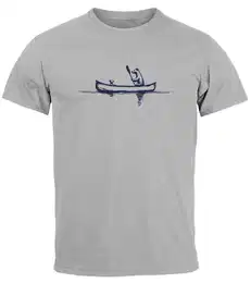 Print-Shirt Herren T-Shirt Br Familie Kanu Outdoor Fashion Streetstyle mit Print