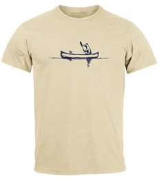 Print-Shirt Herren T-Shirt Br Familie Kanu Outdoor Fashion Streetstyle mit Print