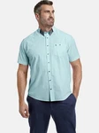 Charles Colby Kurzarmhemd DUKE GRAYSON Comfort Fit Hellblau/Blau