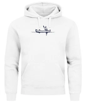 Neverless Hoodie Herren Familie Kanu Outdoor Print
