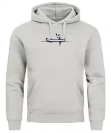 Hoodie Hoodie Herren Br Familie Kanu Outdoor Print Aufdruck Motiv