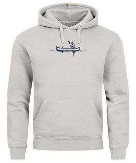 Neverless Hoodie Herren Familie Kanu Outdoor Print Dunkelblau/Blau/Grau/Hellgrau Neverless Hoodie Herren Familie Kanu Outdoor Print Dunkelblau/Blau/Grau/Hellgrau