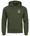 Neverless Hoodie Herren Anker Logo Dunkelgrün/Grün
