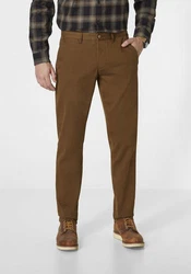 Redpoint Chinohose Jasper Slim-Fit Khaki/Braun/Beige