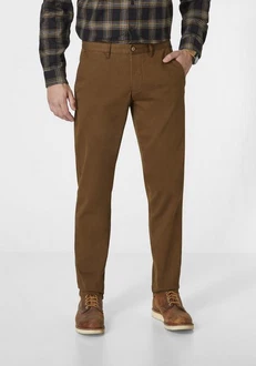 Redpoint Chinohose Jasper Slim-Fit Khaki/Braun/Beige