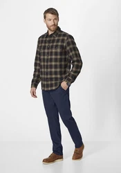 Redpoint Chinohose Jasper Slim-Fit Dunkelblau/Blau