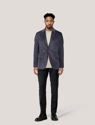Drykorn Sakko YAMES Regular Fit Dunkelblau/Blau
