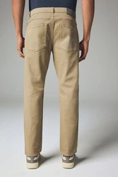 Next Slim-fit-Jeans Stretch Khaki/Dunkelgrün